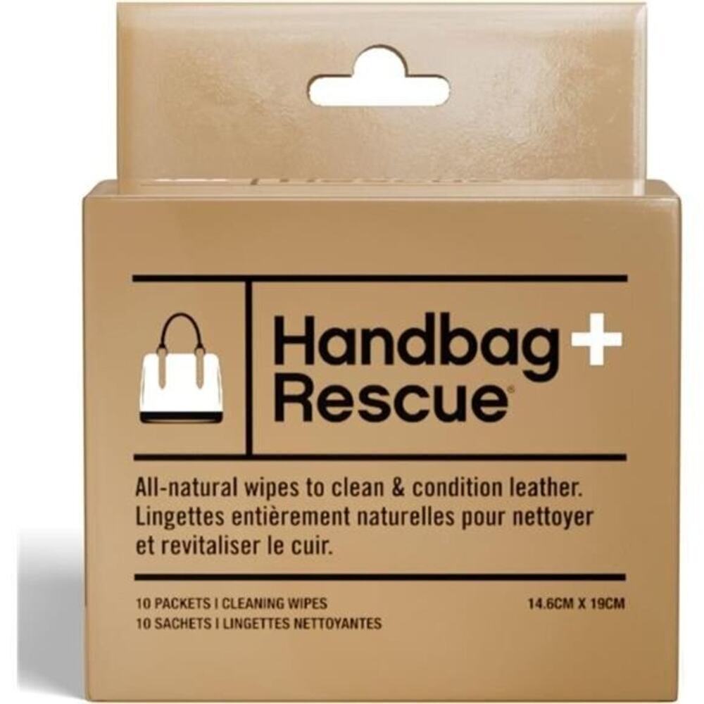 HandBag Rescue All-Natural Cleaning Wipes. Remove Dirt & Surface Stains